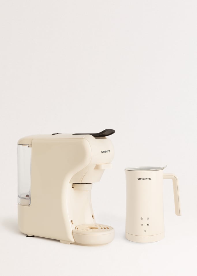 Pack POTTS Machine à expresso multi-dosettes + MILK FROTHER STUDIO Mousseur à lait et chocolat