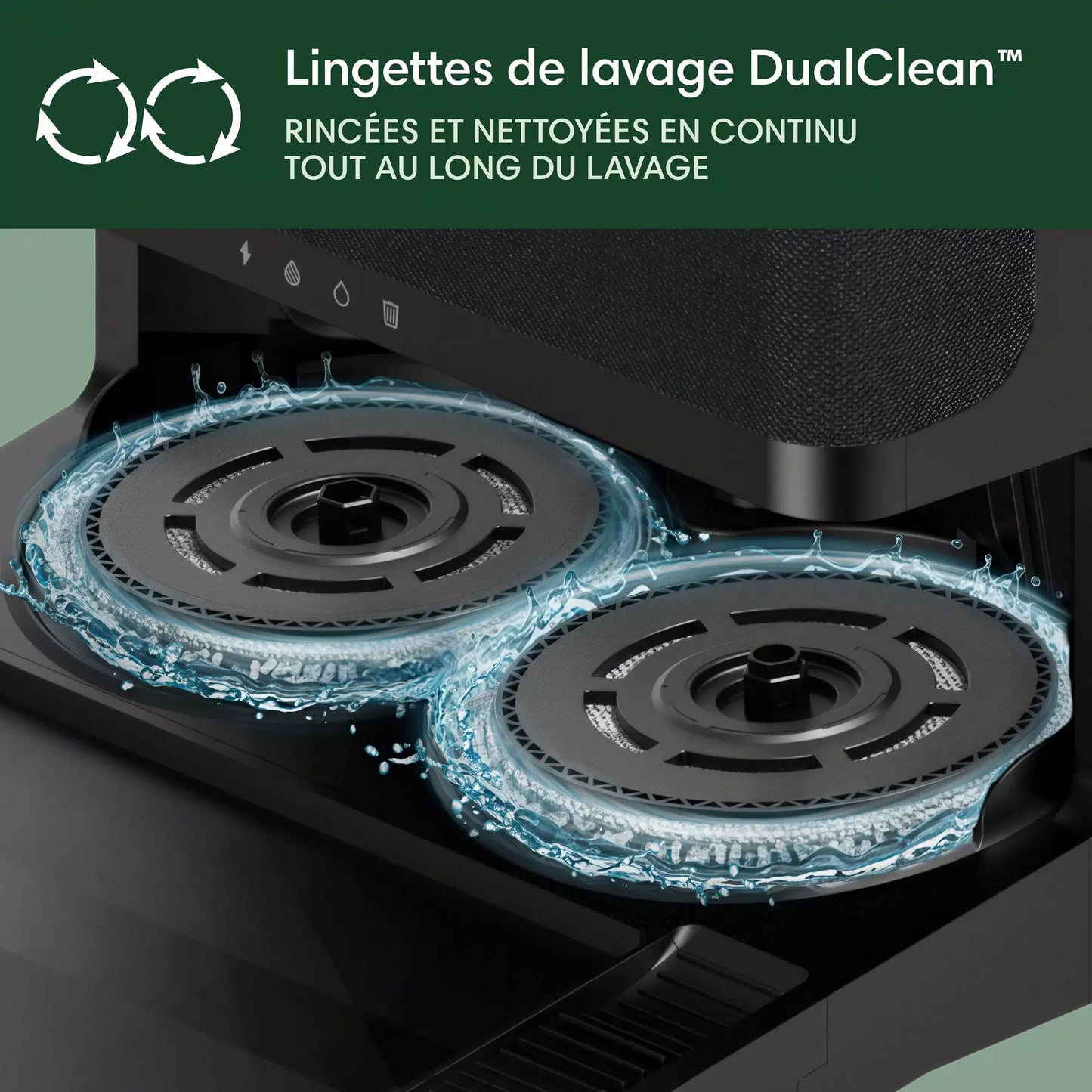 Robot Roomba® Plus 405 Combo + base AutoWash™ - Noir