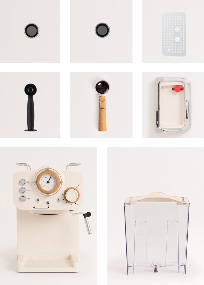 Pack TOAST RETRO Grille-pain + THERA RETRO Cafetière express finition mate