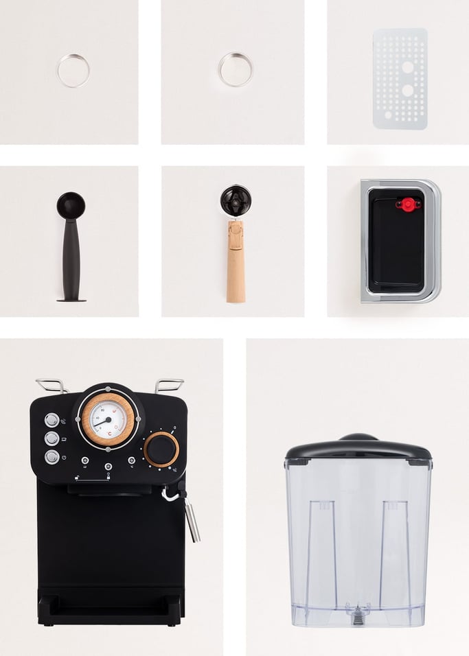 Pack TOAST RETRO Grille-pain + THERA RETRO Cafetière express finition mate